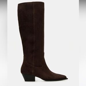 Steve Madden Rattle Chocolate Brown Suede Boots
